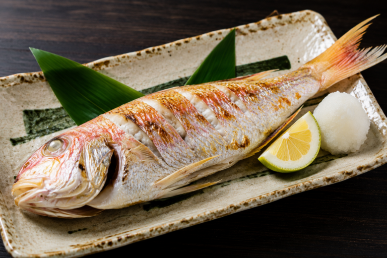 イトヨリダイのイトヨリダイの塩焼き